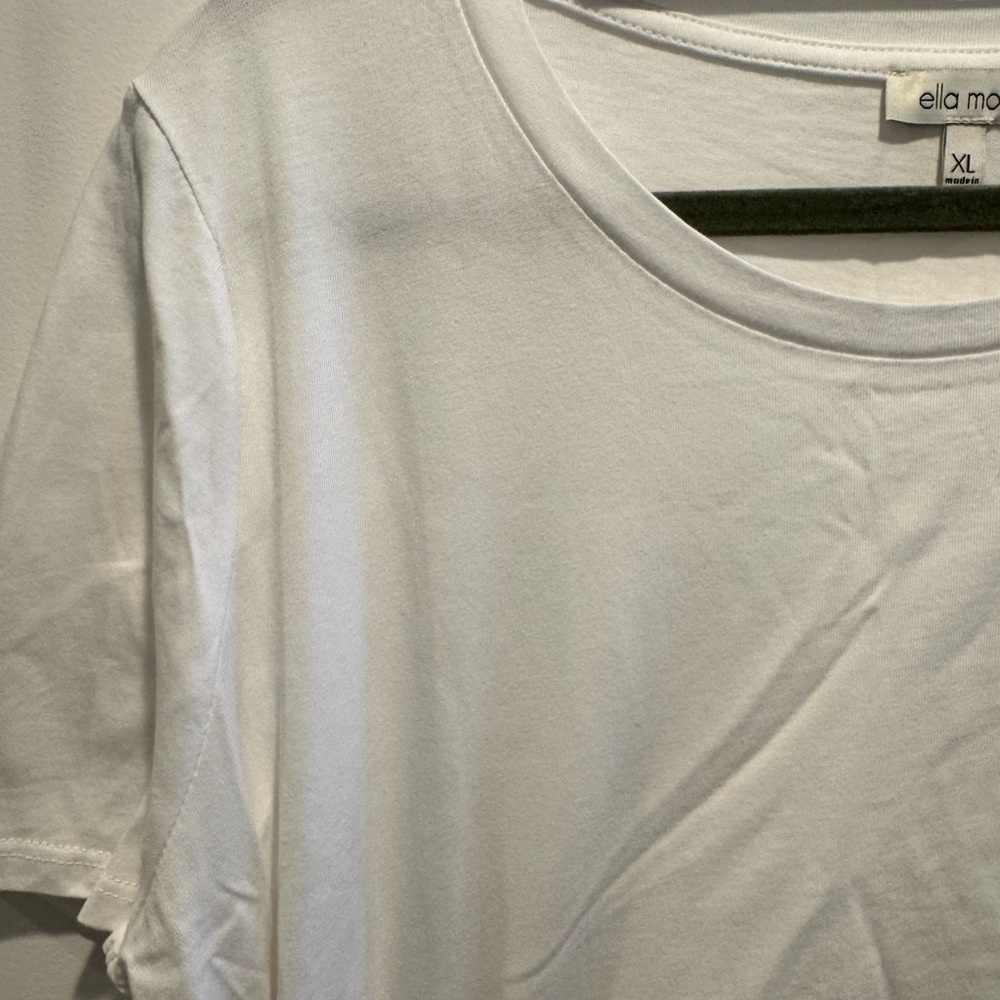 Ella Moss Embroidered Crewneck short sleeve tee - Picture 4 of 6